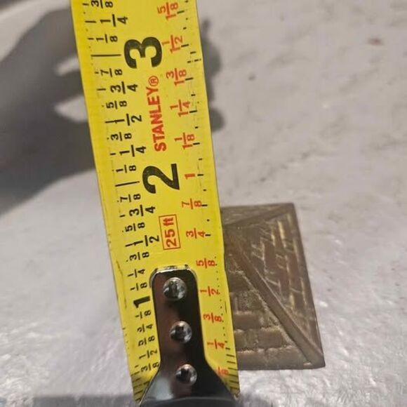Brass Egyptian Pyramid Souvenir 1" Made in Egypt - Picture 3 of 4
